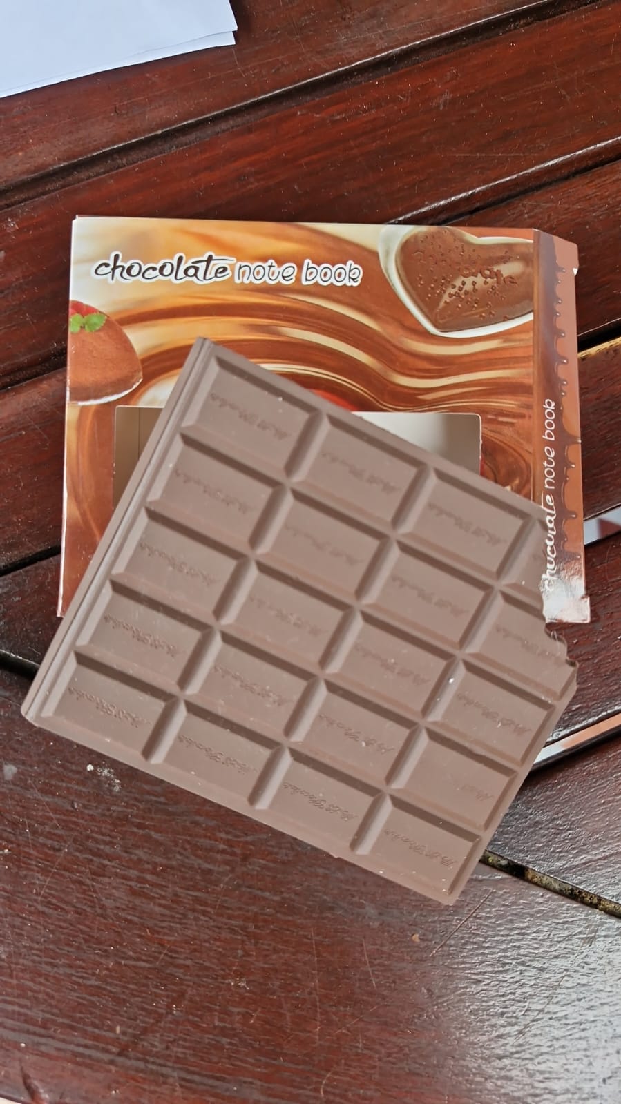 Libreta de chocolate