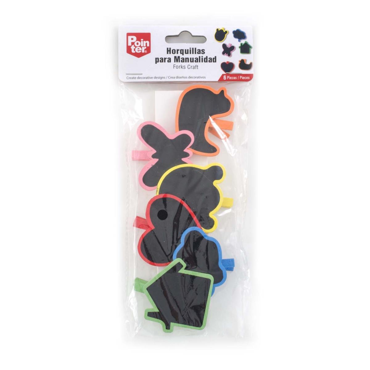 Horquillas para manualidades madera tipo pizarron