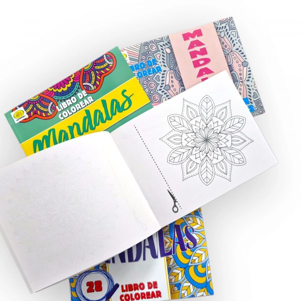 Libros de colorear mándalas - distripubli - Imagen 2