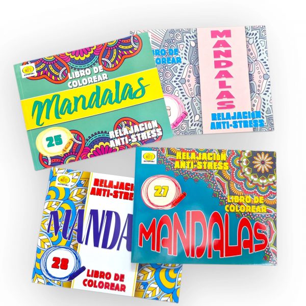 Libros de colorear mándalas - distripubli
