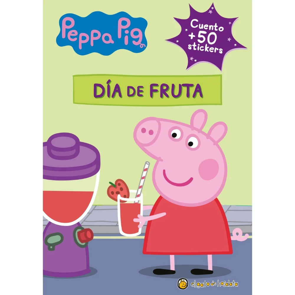 Peppa pig cuento + 50 stickers