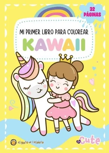 MI PRIMER LIBRO PARA COLOREAR KAWAI
