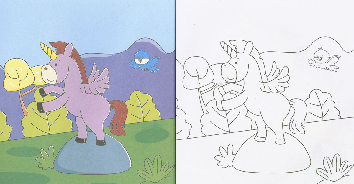 Copia y colorea - Imagen 5