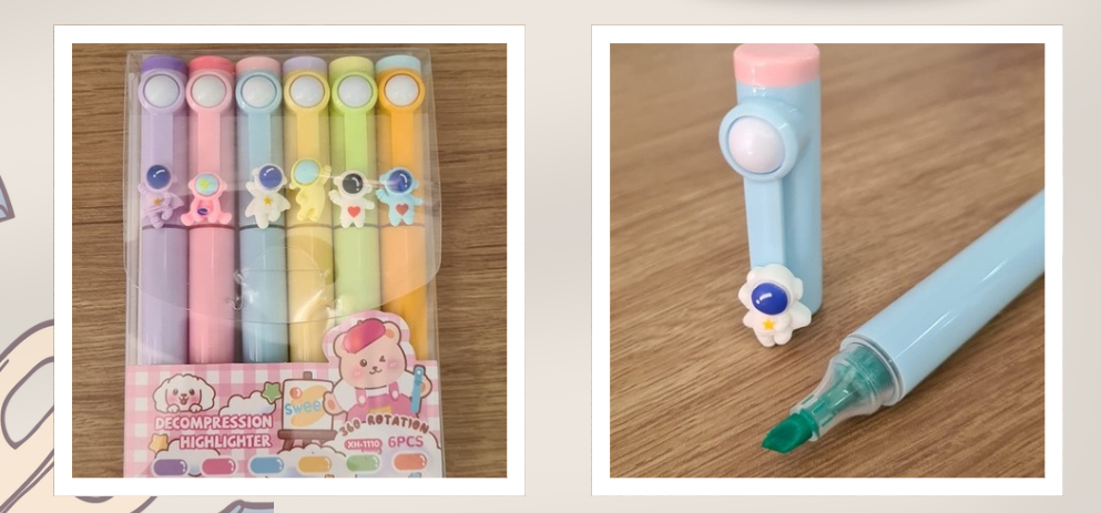 Resaltadores astronauta