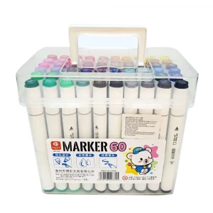 Marcadores doble punta 60 unidades