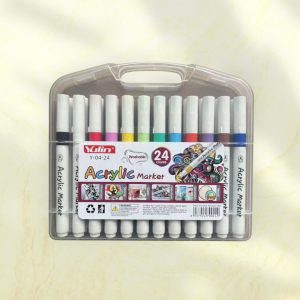 Maracadores acrílicos 24 unidades