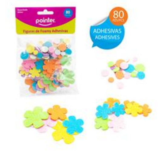 Circulos y treboles eva con glitter