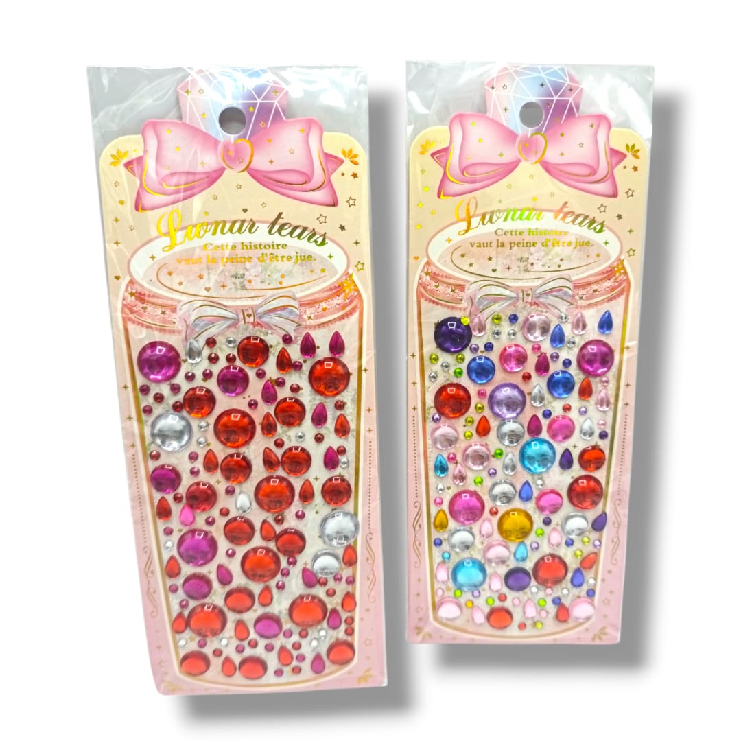 Lunar tears apliques decorativos