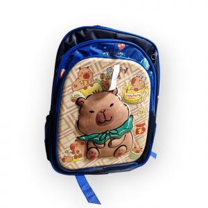 Mochila capibara 3d - 3 piezas