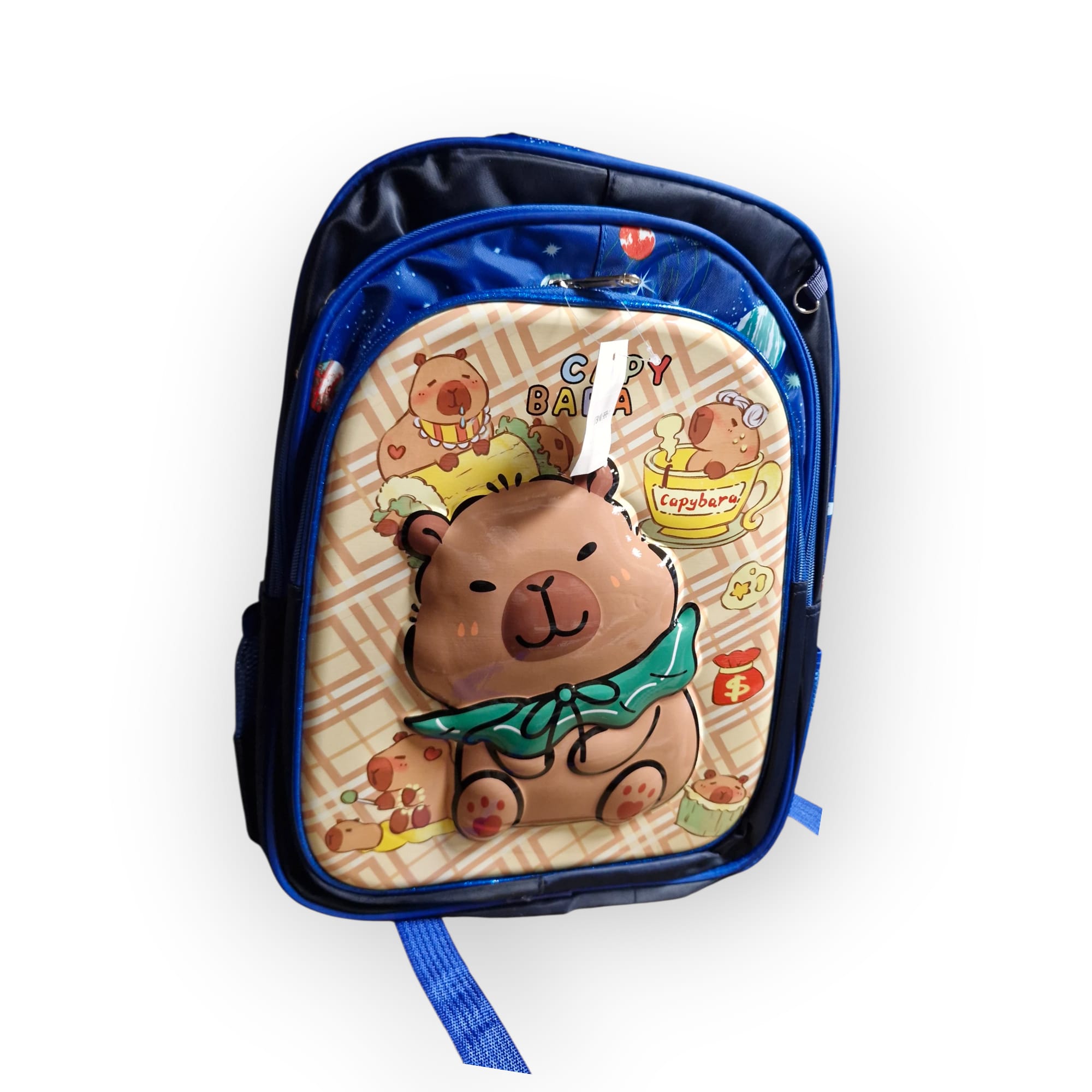 Mochila capibara 3d – 3 piezas