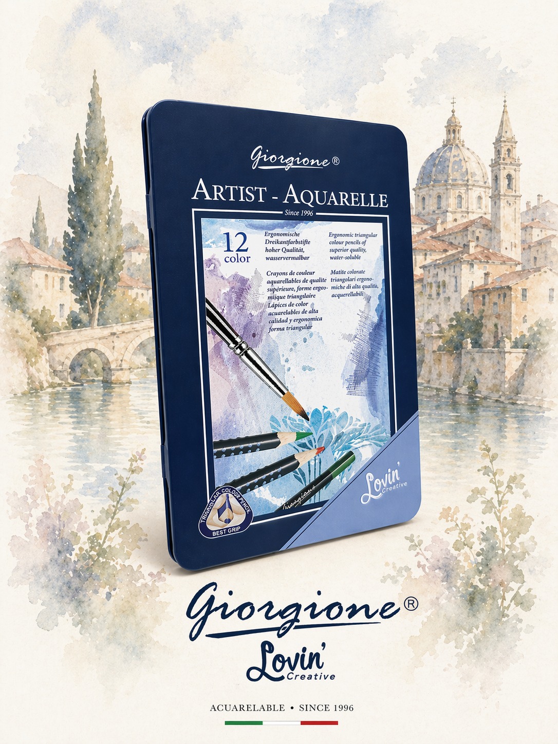 ARTIST ACUARELLE 12 PC