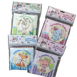 Animalitos suaves libro tela