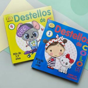 Destellos de color taco de colorear