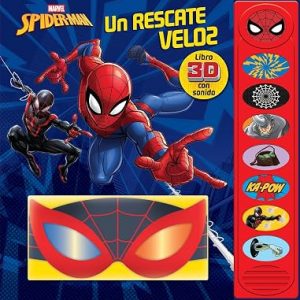 UN RESCATE VELOZ. LIBRO 3D CON SONIDO. SPIDERMAN