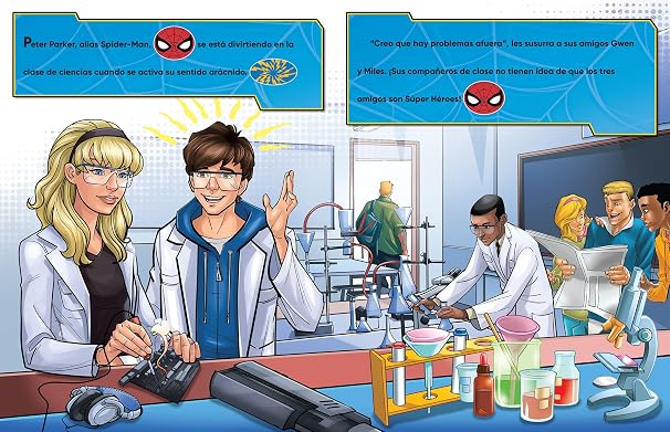 UN RESCATE VELOZ. LIBRO 3D CON SONIDO. SPIDERMAN - Imagen 2