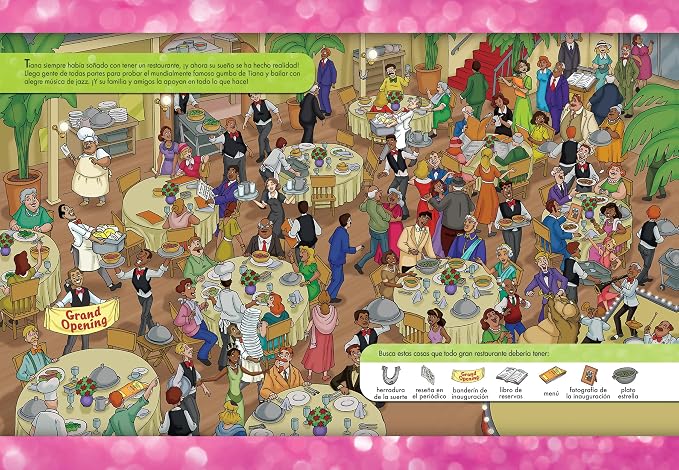Disney Princesas: Busca y Encuentra - Libro de Actividad con escenas en 3D - Imagen 2