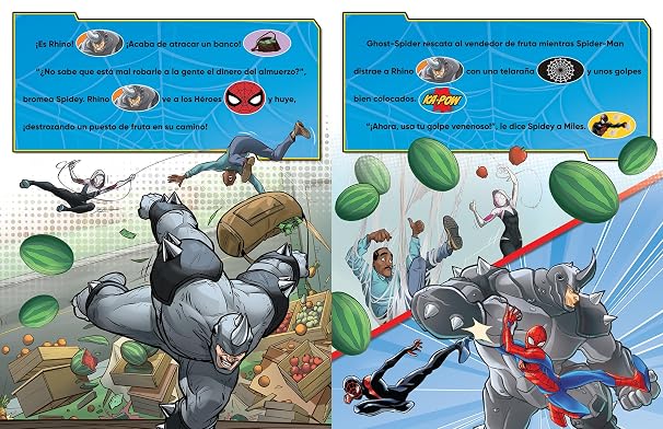 UN RESCATE VELOZ. LIBRO 3D CON SONIDO. SPIDERMAN - Imagen 3