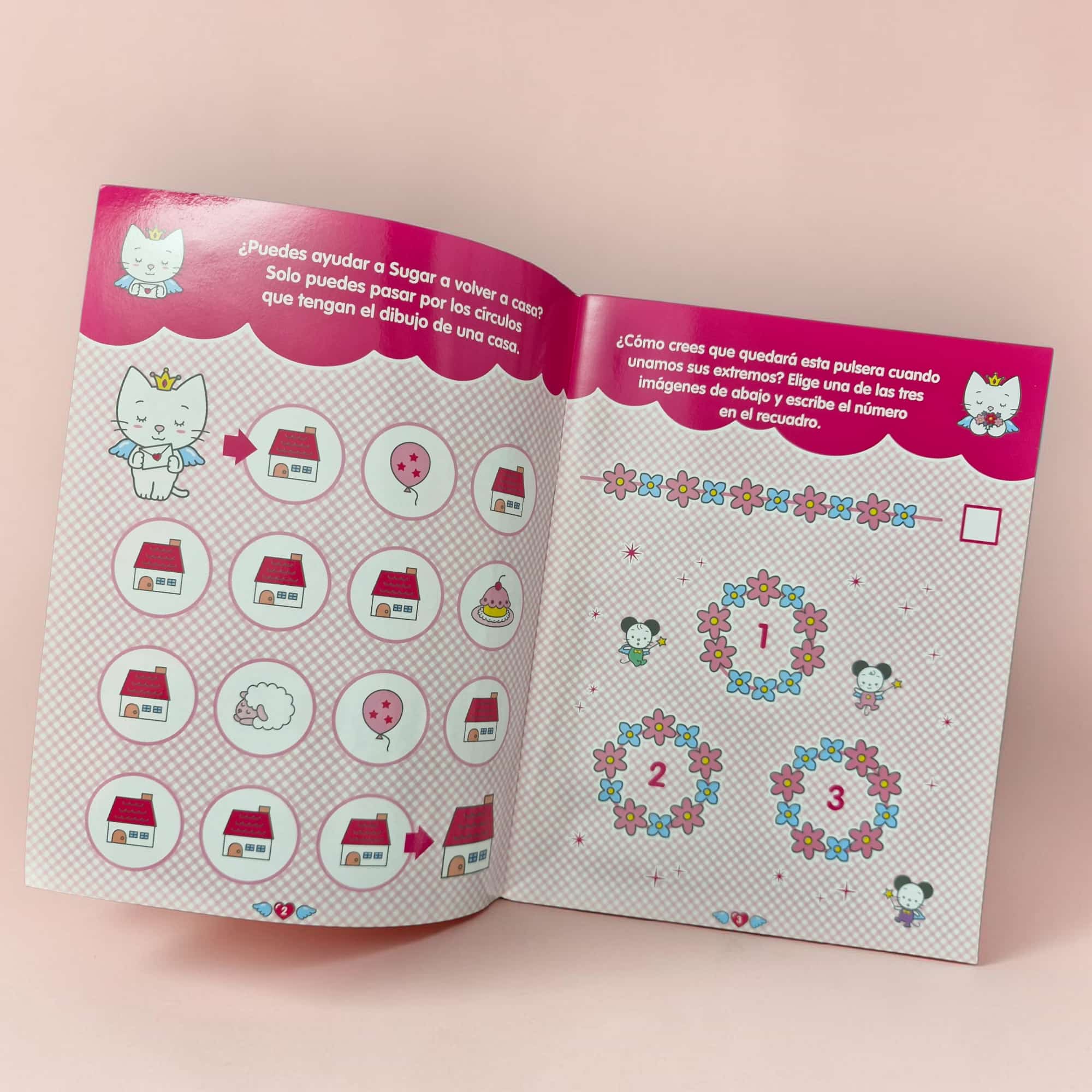 Angel Cat Sugar - libro borrable con actividades - Imagen 2