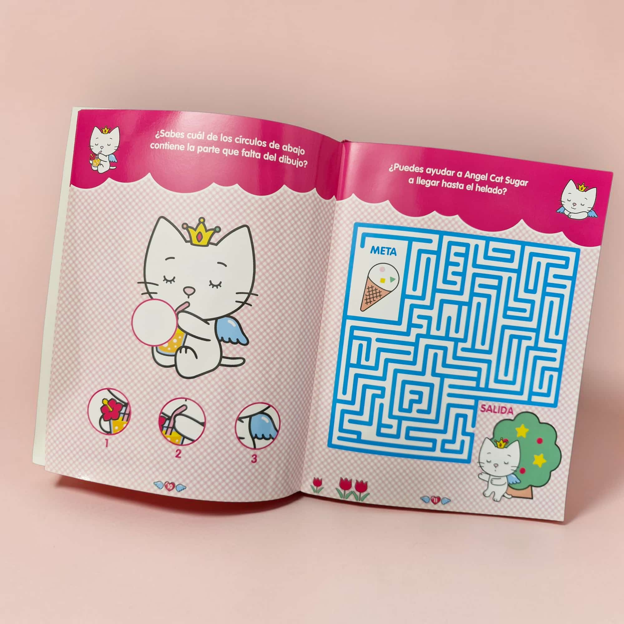 Angel Cat Sugar - libro borrable con actividades - Imagen 3
