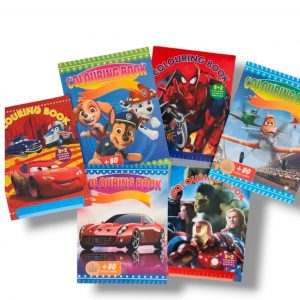Colouringbook pack 6 unidades varon