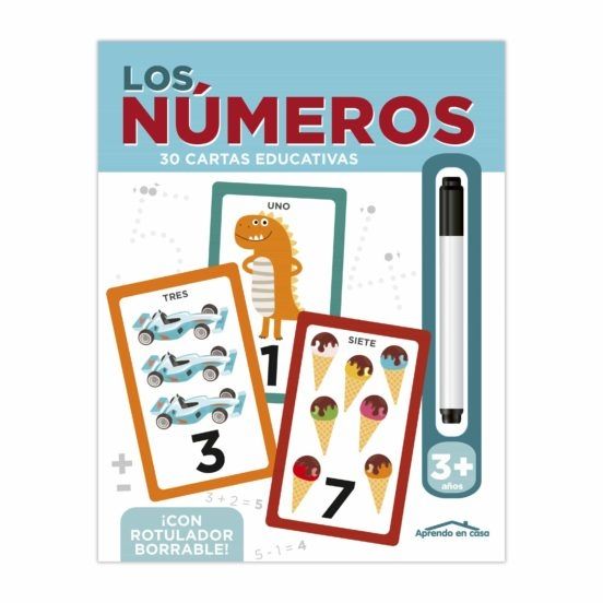 Los números - cartas educativas