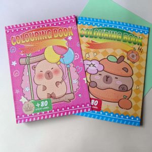 Colouringbook pack 4 unidades capibara y kuromi