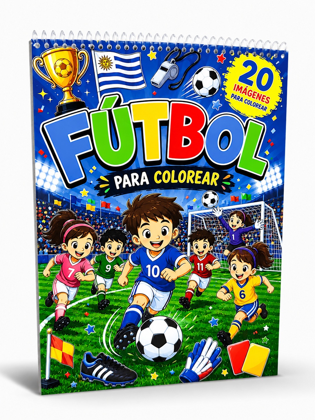 Libro con rulo futbol