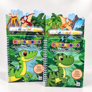 Libro mágico para colorear dinosaurios