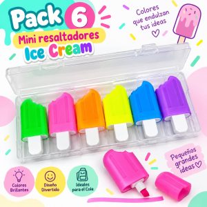 Mini resaltadores ice cream