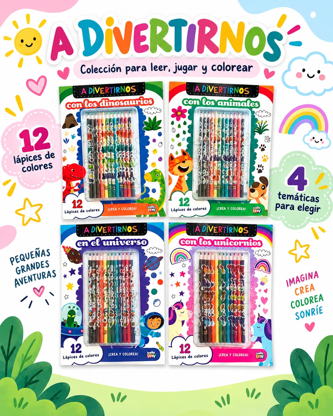 A divertirnos! con lápices de colores