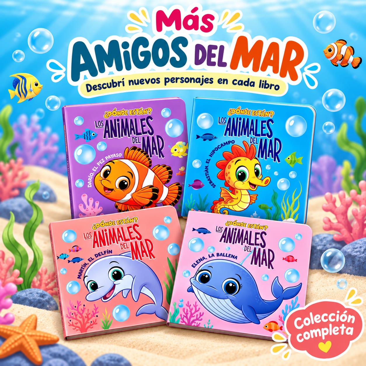 Donde están? animalitos del mar - Imagen 2