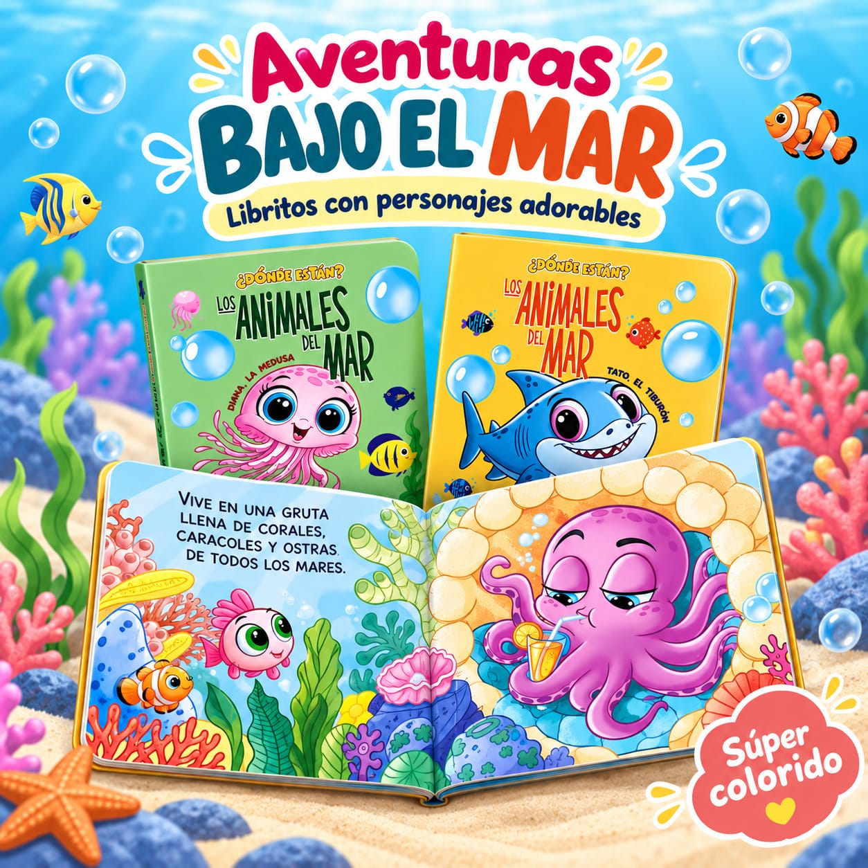 Donde están? animalitos del mar - Imagen 4