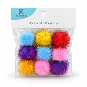 POM POM GRANDE CON BRILLO 3.5